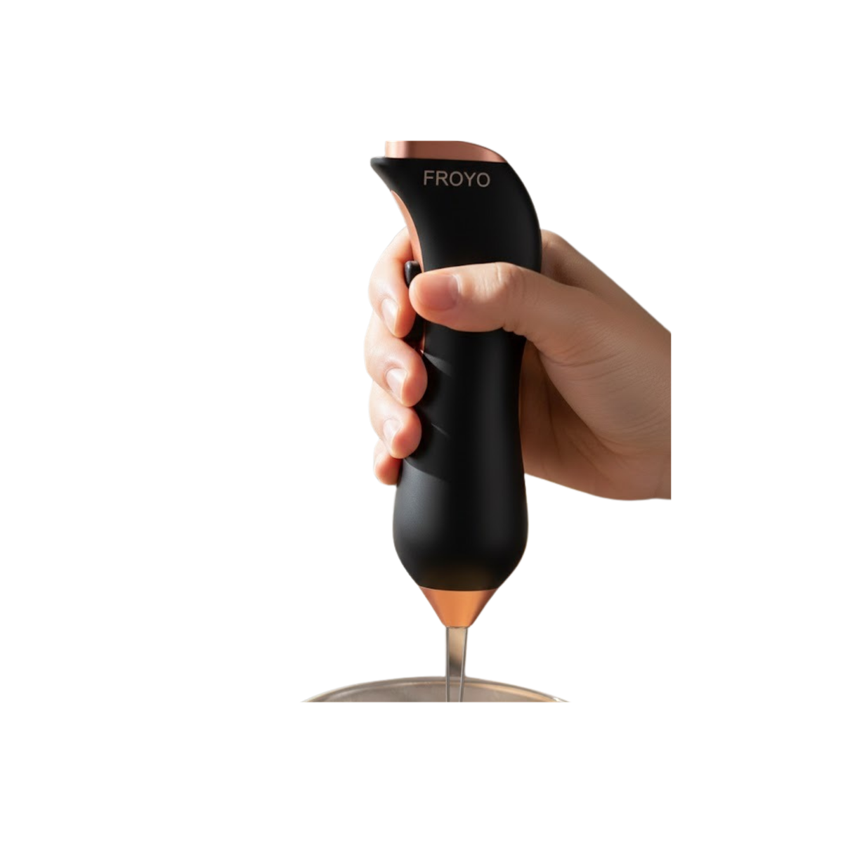 FROYO — hand-held in use