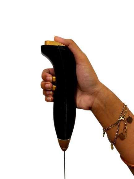 FROYO — physical prototype held in hand